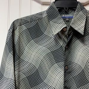 Vtg Bassiri UOMO Shirt S L.A.